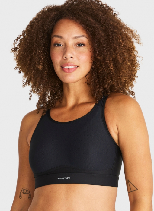 Victorious Strength Sports Bra, Black in the group Sports bra / OEKO-TEX® Sports bra at Underwear Sweden AB (100156-9000)