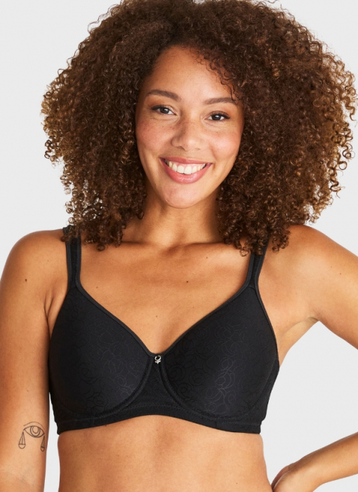 Adamo Shape Wired bra, Black in the group Bra / Wired bra at Underwear Sweden AB (100158-9000)