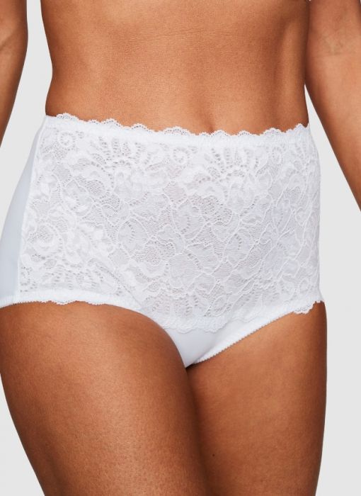 Support Maxi briefs, White in the group Panties at Underwear Sweden AB (100175-1000)