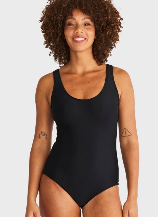 Rimini Swimsuit, Black in the group Swimwear / Swimwear with prosthetic pocket at Underwear Sweden AB (200164-9000)