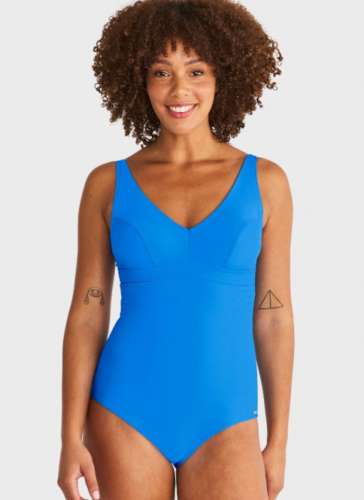 Capri Kanters Delight Swimsuit, Ibiza blue in the group Swimwear / Swimwear with prosthetic pocket at Underwear Sweden AB (405360-6423)