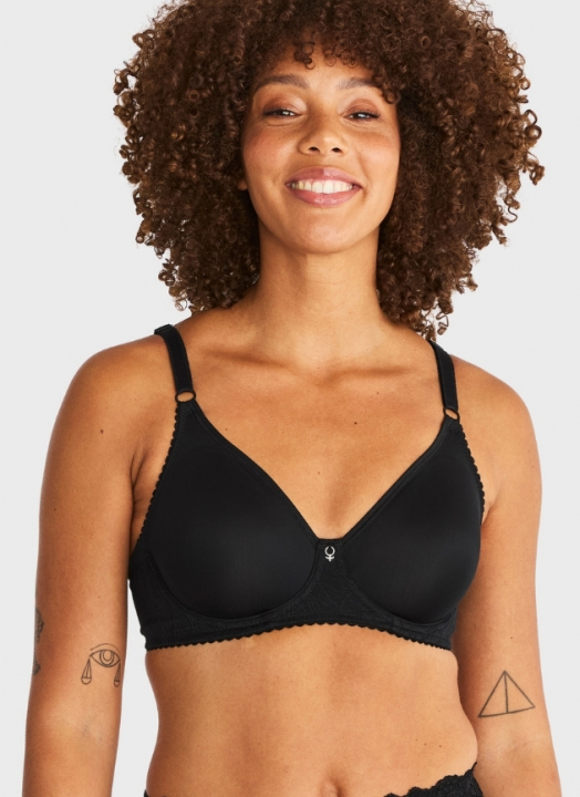 Iris Wire bra, Black