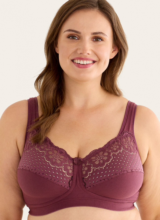 Cotton Bloom Full Cup Bra in Cotton Mix