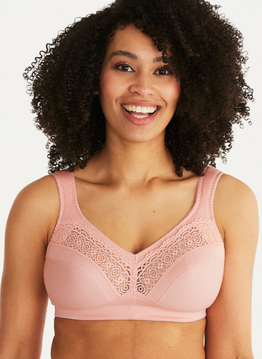 Best-selling Grace wirefree bra with high cotton content Comfort Bras