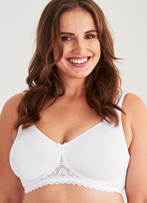 True Beauty Soft bra, White