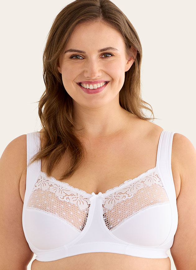 Meadow Soft bra, White