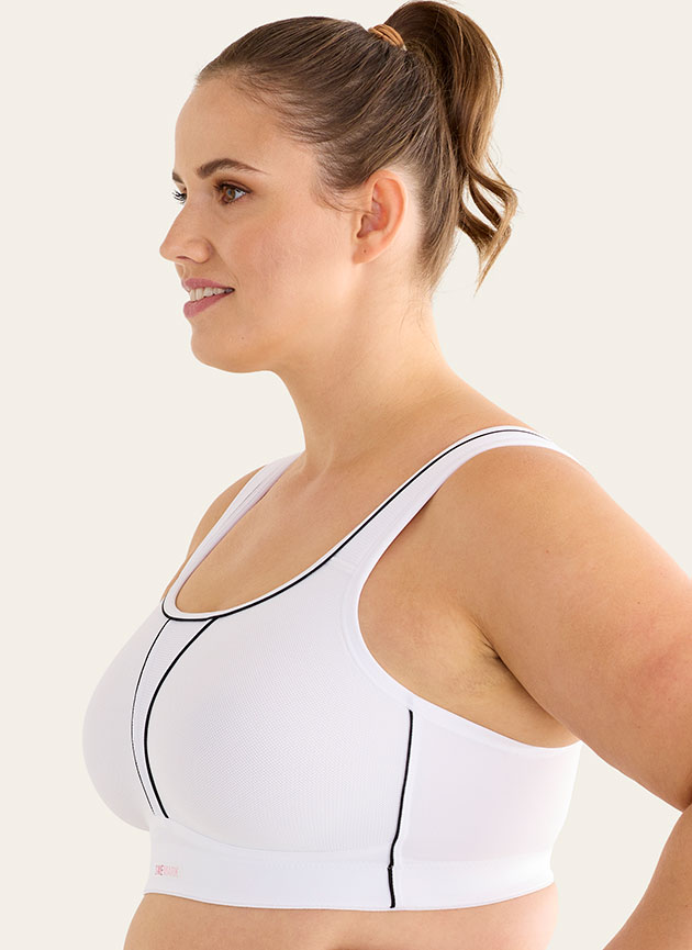 Movement Sports bra, White  Best in Test Extreme Support for