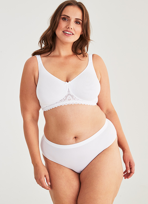 Pamela/B2 bra soft white Color as in the picture, Size 95C