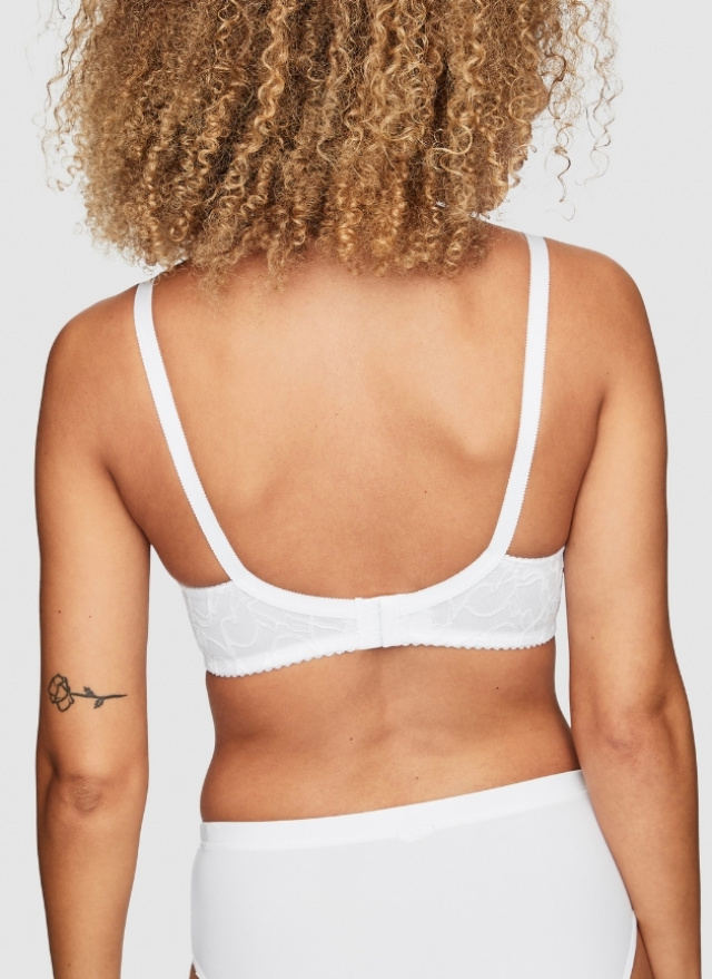 Iris Wire bra, White